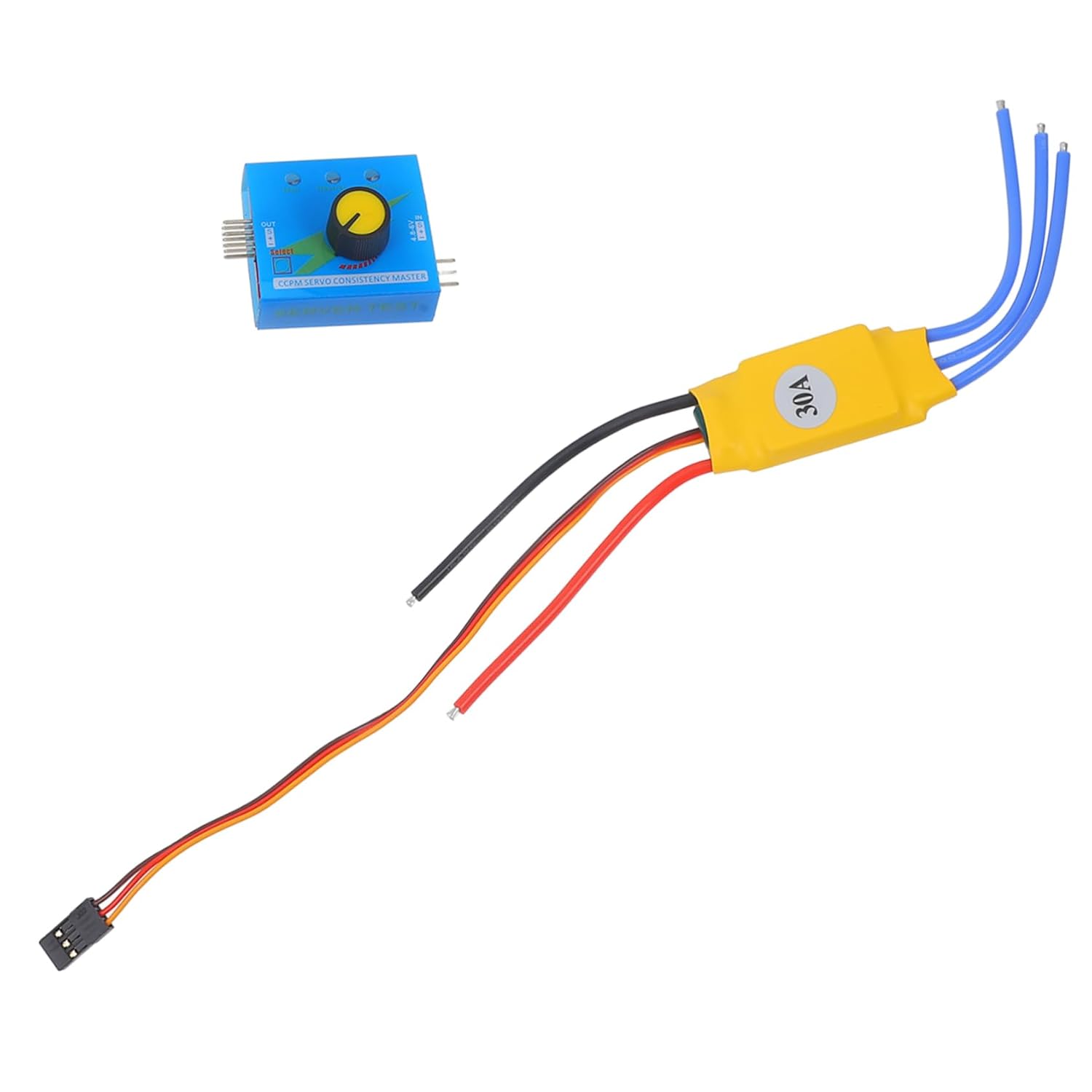 MERRYHAPY Model Airplane Voltage Tester DIY Intelligent Tester Voltage Detector for Model