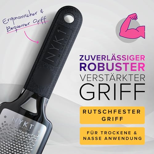 NYK1 ULTIMATIVE Hornhautfeile Hornhautentferner Für Fußpflege | Groß – Ansicht 5