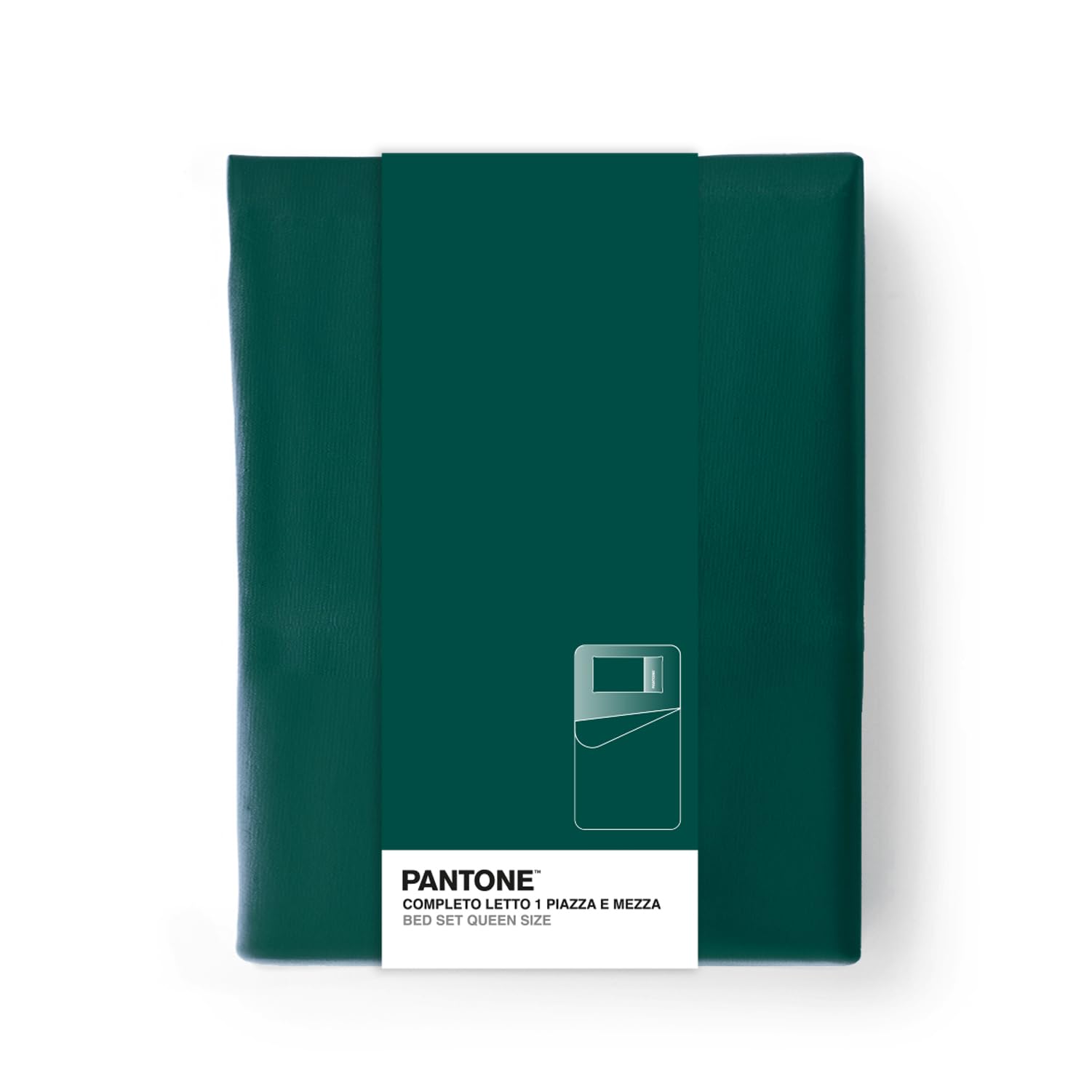 PANTONE™ - komplet pościeli, z prześcieradłem na łóżko queen size 180 x 280 cm + prześcieradło z gumką pod materacem 130 x 200 cm z gumkami do materaca o wysokości do 30 cm + 1 poszewka na poduszkę 50