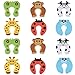HOMYBABY® Protector puertas bebe [12PCS] | Seguridad puertas niños para el hogar | Protectores infantiles de espuma | Topes para puertas bebe con diseño de animales | Seguro para bloquear puertas