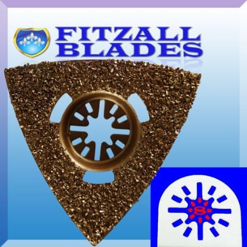 Fitzall Blades Brazed Carbide Rasp Universal Replacement Oscillating Multi Tool Blades Fits