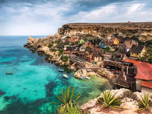 Puzzle 1500 pièces : Popeye Village Malte Ravensburger France - vue 4