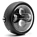 TASWK Motorcycle Black 6.5" Headlight Projector Head Lamp Hi/Lo Beam Bobber Chopper