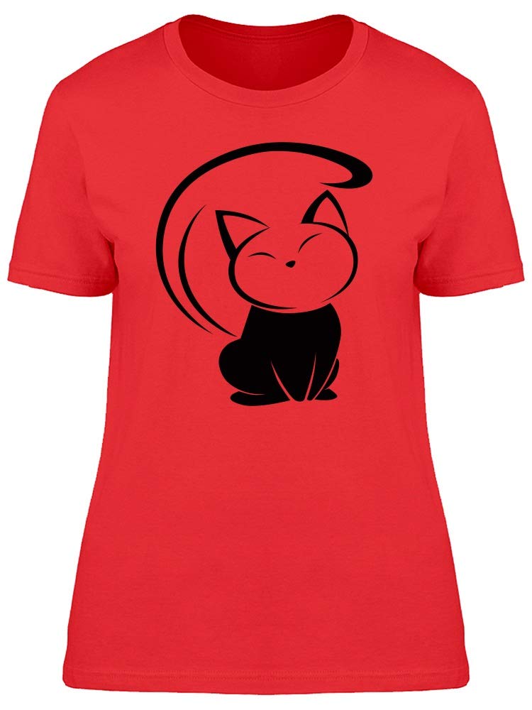 Cat Wagging Tail Tee Women's