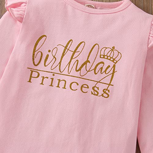 Lyqtloml Toddler Kids Baby Girls Birthday Princess Outfits Dress Vest Long Sleeve Shirts Tank Top Dot Mesh Tutu Skirt 2Pcs Autumn Skirt Set #TOP3