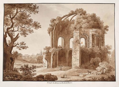 Toile Agostino Tofanelli temple de Minerva Medica affiche d'art haut de gamme pour grand salon