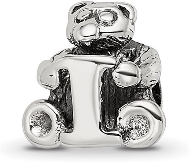 Sterling Silver Reflections Kids Letter Bead Charm in Silver Choice of Initials and Variety of Options
