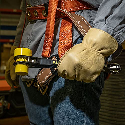 Klein Tools Kt155Hd Heavy-Duty 5-In-1 Lineman's Ratcheting Wrench With Bolt Through Design And Bright Yellow Socket #TOP4