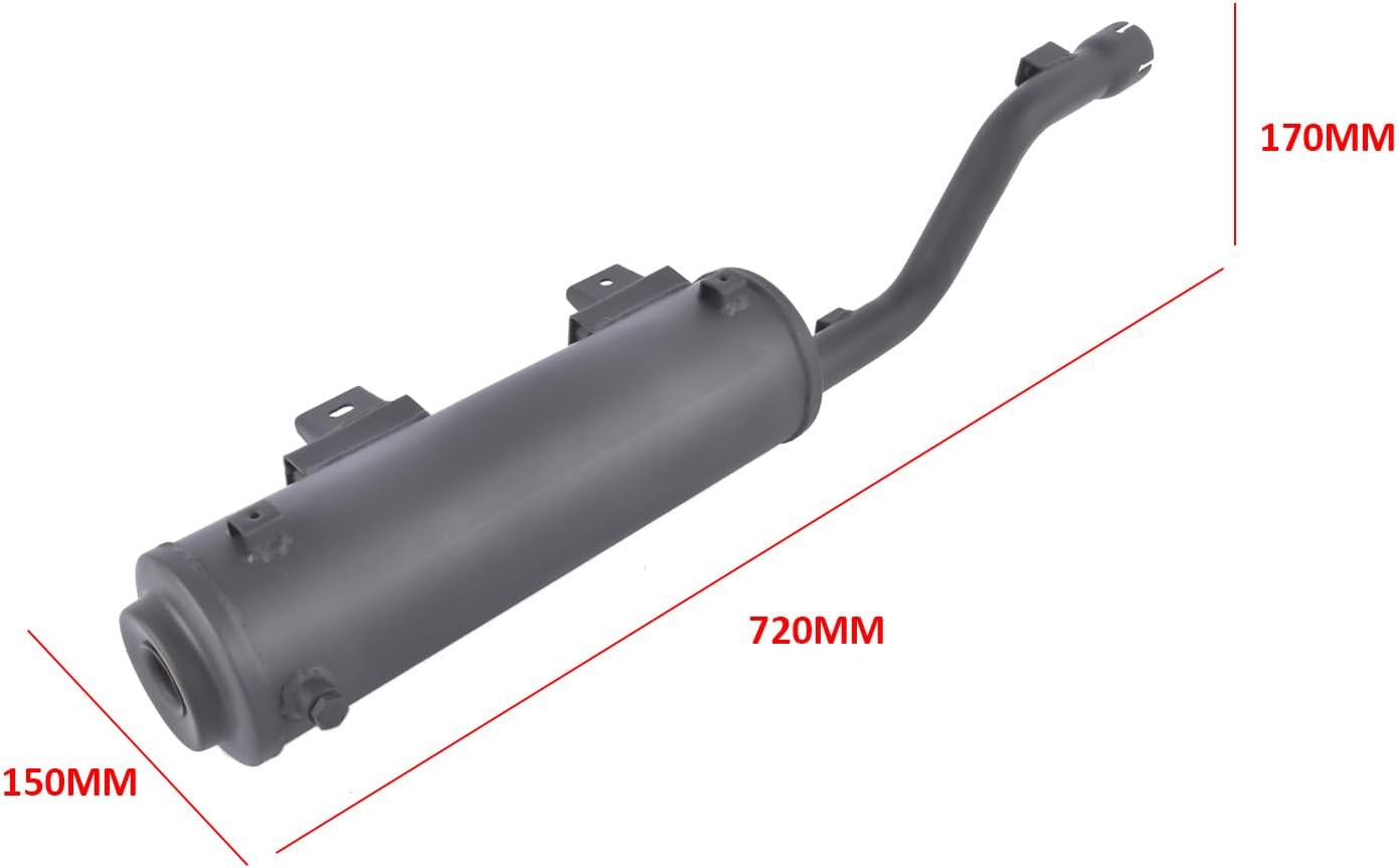 18310HM7A00 Muffler Rreplacement for 1995-2004 Honda Foreman 450 400 TRX450 TRX400#18310-HM7-A00 18310-HM7-A40 18310-HN0-670 18310-HM7-000 Mixizap