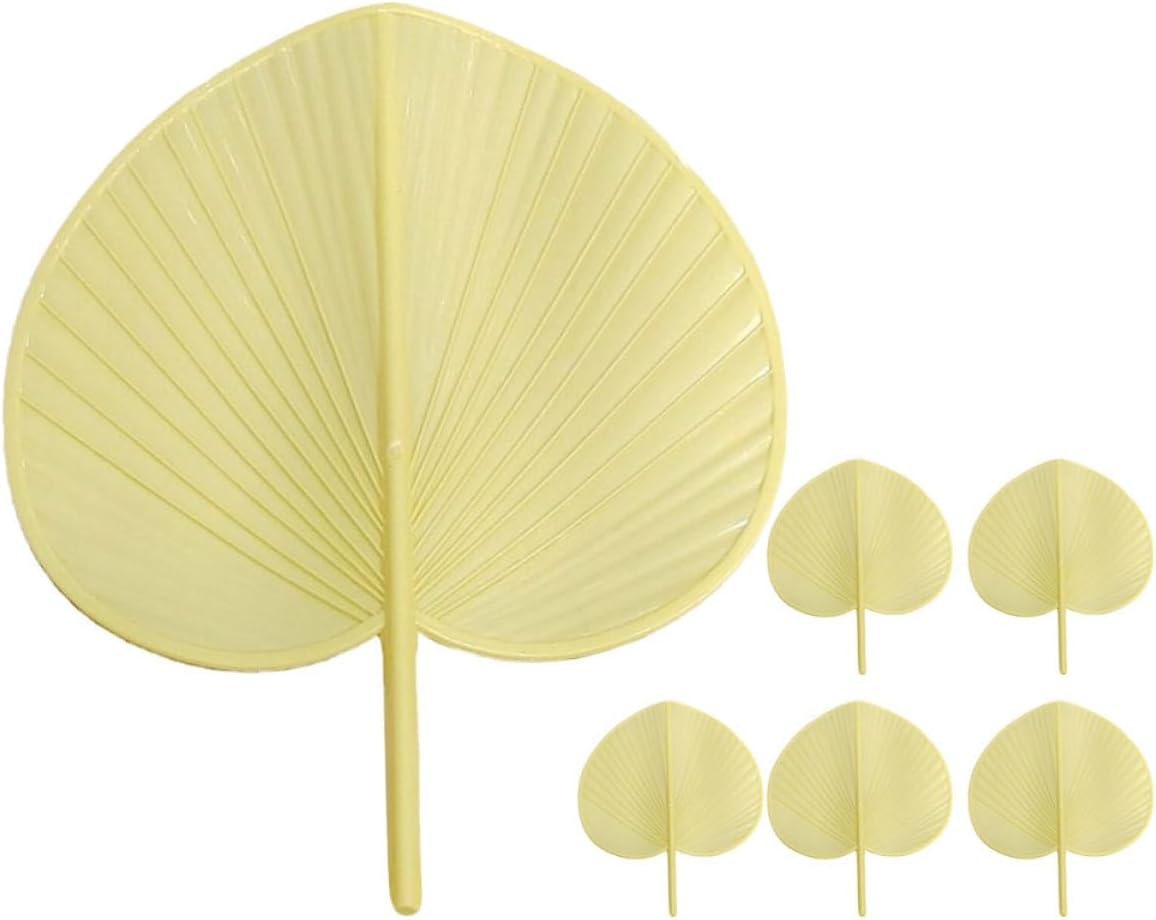 Holibanna 6pcs Traditional Handheld Fan Chinese Style Decorative Fans Lightweight Portable for Dance Photography Home Decor and Travel