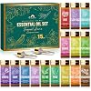 Essential Oil Set, 15 Pcs Fragrance Aromatherapy Oils for Skin, Diffusers, Home Care, Humidifier Laundry, Candle Making - Tea Tree, Sandalwood, Lavender, Vanilla, Peppermint and More(5mL)