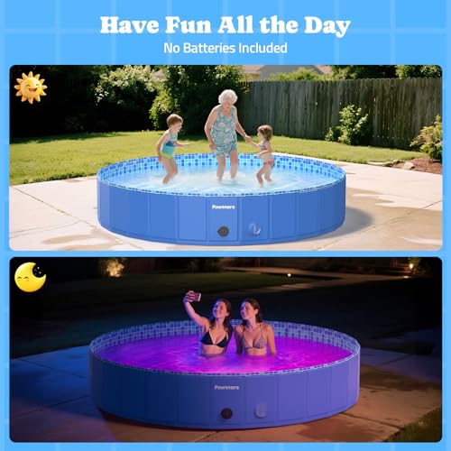 Foldable Dog Pool 63x12 Inches