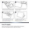 LSS 15 15.6 Inches Laptop Notebook Skin Sticker with 2 Wrist Pads - Reusable Cover Protector Vinyl Sticker Cover Decal Fits 13" - 16" HP Asus Acer Samsung - Black Waves #3