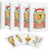 2 Decks of Spanish Playing Cards – 50-Card Baraja Española Naipes – Classic Spanish Suits for Traditional Games – Durable Playing Card Set