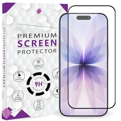 Image of Premium Tempered Glass Screen Protector Guard For iPhone 17 / iPhone 17 Pro (6.3 Inch, Pack of 1) | Edge to Edge Coverage With Easy to installation kit