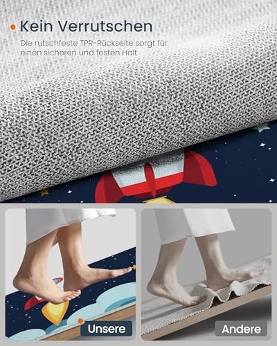Tapis fusée spatiale lavable en machine et antidérapant pour un entretien facile - 6