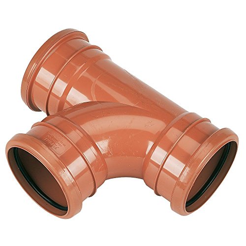 110mm Underground Drainage 87.5 Degree Triple Socket Tee Junction