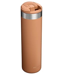 Stanley AeroLight Transit Bottle 20 oz | Locking Drink Through Lid | Leak Resistant Water Bottle or Coffee Travel Mug | Lightweight Insulated Stainless Steel | BPA-Free | Toast