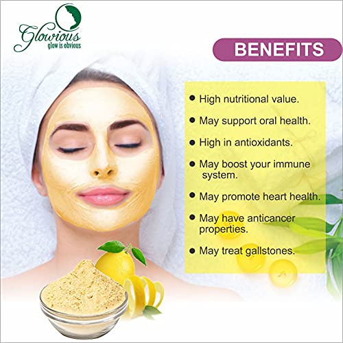 Image of Combo Pack of 2 Pure & Natural Multani Mitti Powder & Lemon Peel Powder For Face & Skin, 100gms(50gX2)