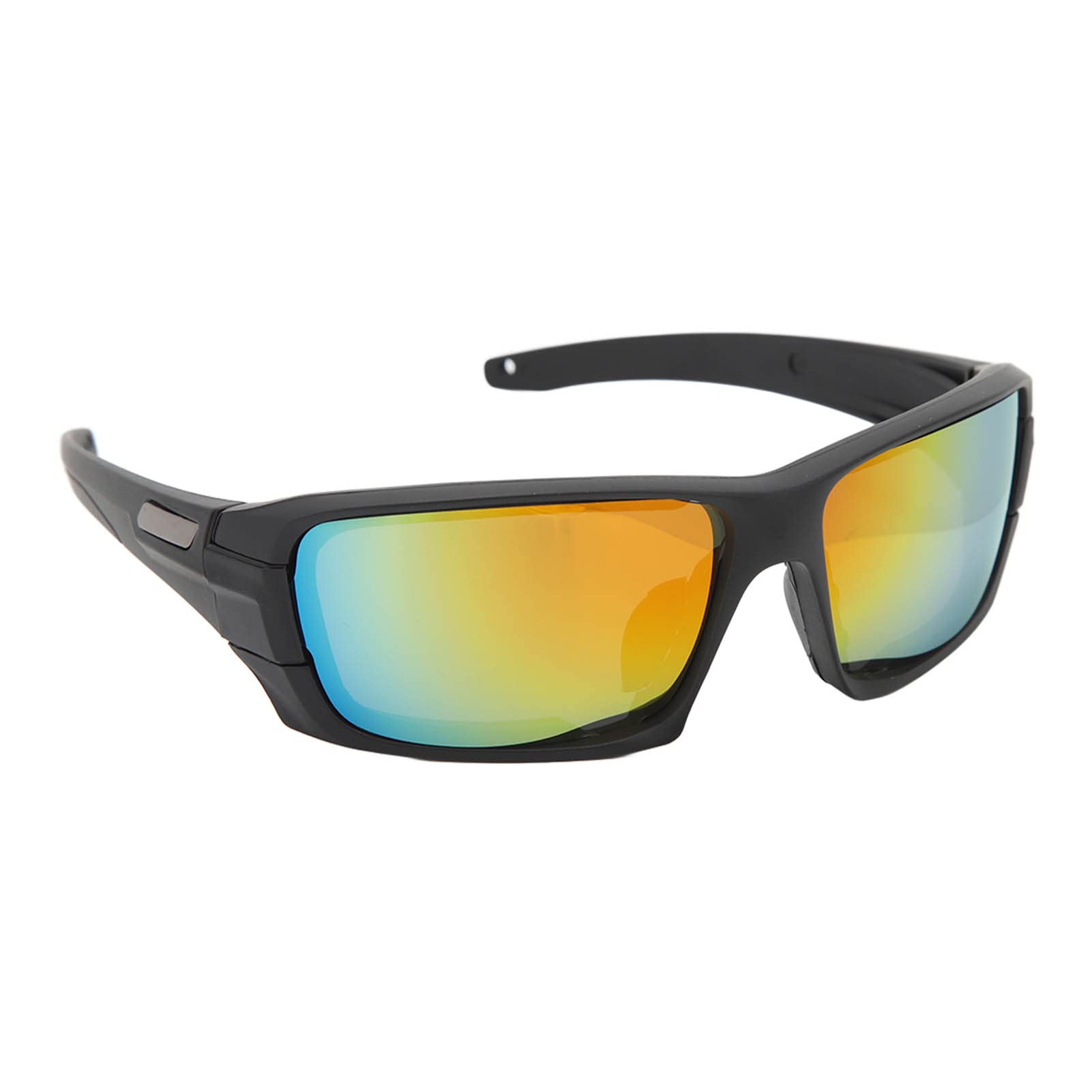 Haofy Reit- & Outdoor-Sonnenbrille - UV-Schutz, Weiches Nasenpolster, Transparente Linse & Blauer Rahmen