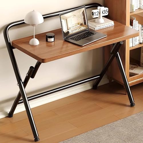 Mesa plegable para laptop, escritorio portátil para espacios pequeños, no requiere montaje, mesa multifunción fácil de almacenar