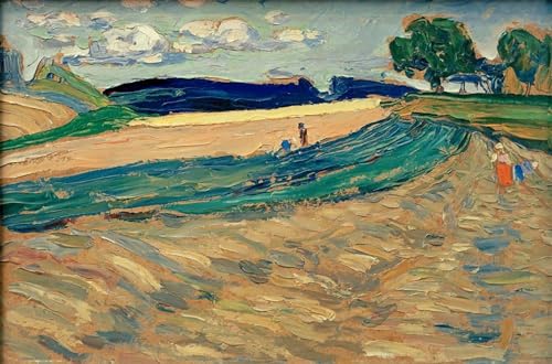 Cuadro Kandinskij Paisaje Alto Palatinato soluciona salones vacios con arte abstracto