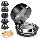 ZukoCert Stove Knob Covers for Child Safety, Thermostability Clear Easy Cleaning Gas Stove Knob Covers Protect Kids with A Child Proof Lock, Oven Knob Covers for Child Safety (5 Pack)