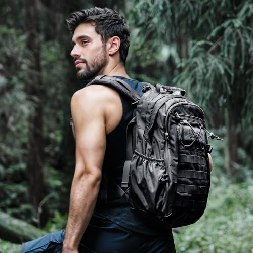 Mardingtop 20L Rucksack Herren Militär Wanderrucksack Klein Trekkingrucksack Tactical Backpack mit MOLLE-System für Outdoor Taktischer Camping Wandern Reisen