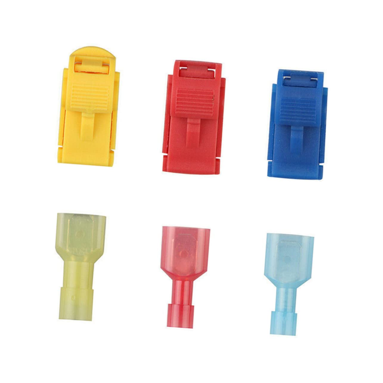 SOLUSTRE 260pcs Terminal Clamp Set T-tap Quick Splice Connectors Wire Splice for Wiring