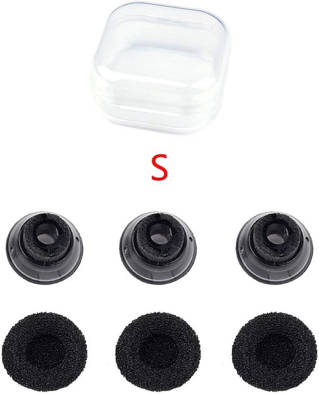 XIYU 3 pcs Ear Tips Earbuds Earhooks Eargels & Foams with Box Set for Plantronics Voyager 5200 5210 Legend UC Voyager PRO Headset (Small)