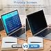 Yamaya 16 Inch Laptop Privacy Screen, Removable 16:10 Aspect Privacy Filter Screen Protector