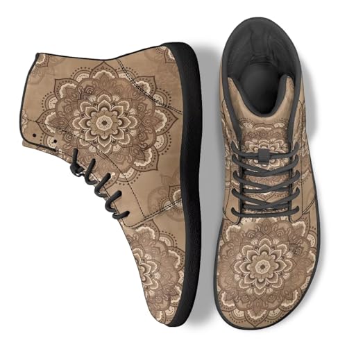 Image of Binienty Zero Drop Sole Barefoot Men's Women's PU Leather Flat Minimalist Barefoot Sneakers Athletic Shoes Waterproof