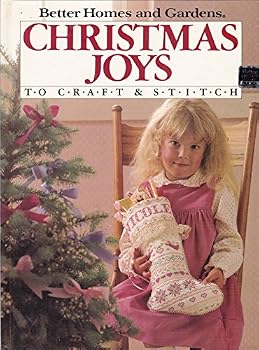 Hardcover Better Homes and Gardens Christmas Joys to Craft & Stitch Book