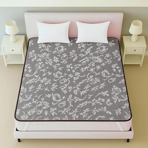 Image of PVC Waterproof Mattress Protector | 100% Waterproof Fitted Bed Cover | Soft, Breathable & Hypoallergenic | Protects Against Spills, Sweat, Dust & Stains | (Coffee, 72 inchx72 inch)
