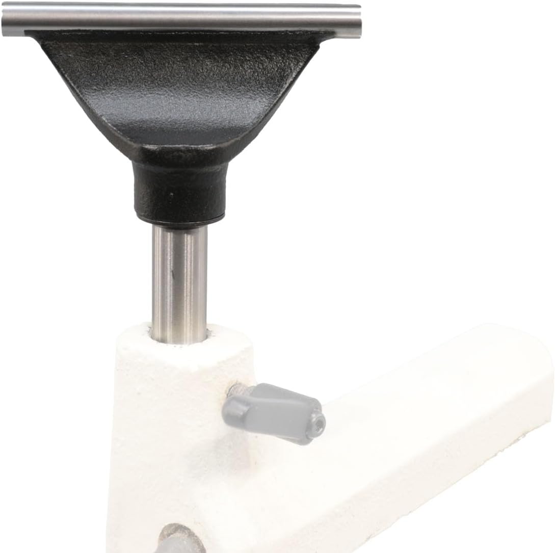 Hurricane Turning Tools, 4" Tool Rest with Hardened Steel Rod For Wood Lathe, 4" Post Length, 5/8" Diameter Post