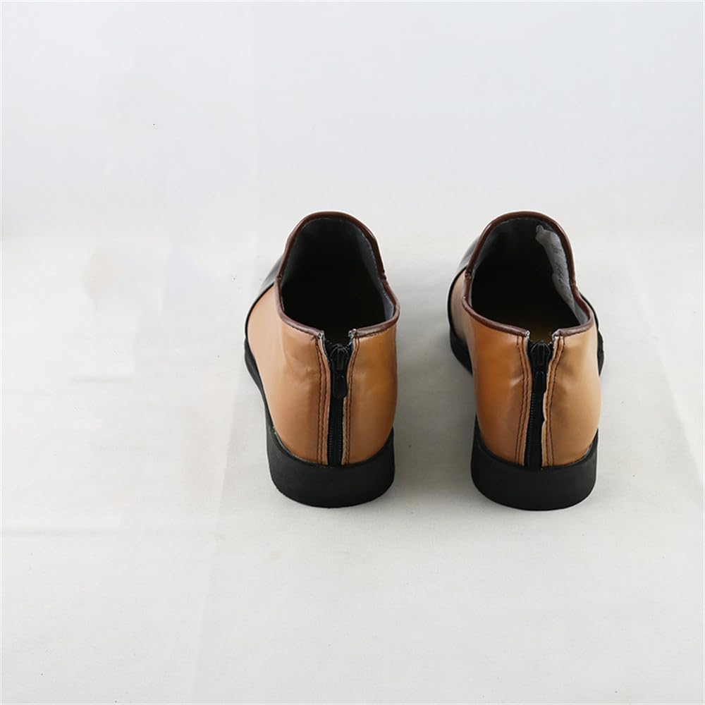 Brown Low Heel Shoes Casual Daily Anime Cosplay Comic Con Costume Footwear