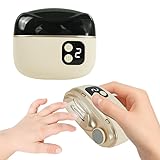 Cortaúñas Eléctrico, Actualización 2026 Cortaúñas Eléctrico Automático 3 en 1, 2 Velocidades Ajustable Uñas Eléctrico Tijeras, Con Iluminación LED, Ideal para bebés, adultos y ancianos