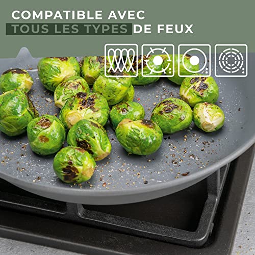 Poêle cuisson 24 cm Fackelmann : cuisinez vert et éco-responsable en famille