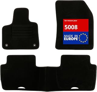 DBS 1766731 Car Tailored Car Floor Mat 3 Pieces Non Slip Black 900 g/m² Velvet Coating, Star-1766731