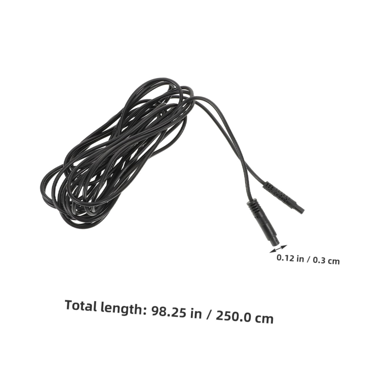 FELTECHELECTR Universal Fitment Car Av Extension Cable 5m Camera Cord Rear Camera Cable Easy to Install