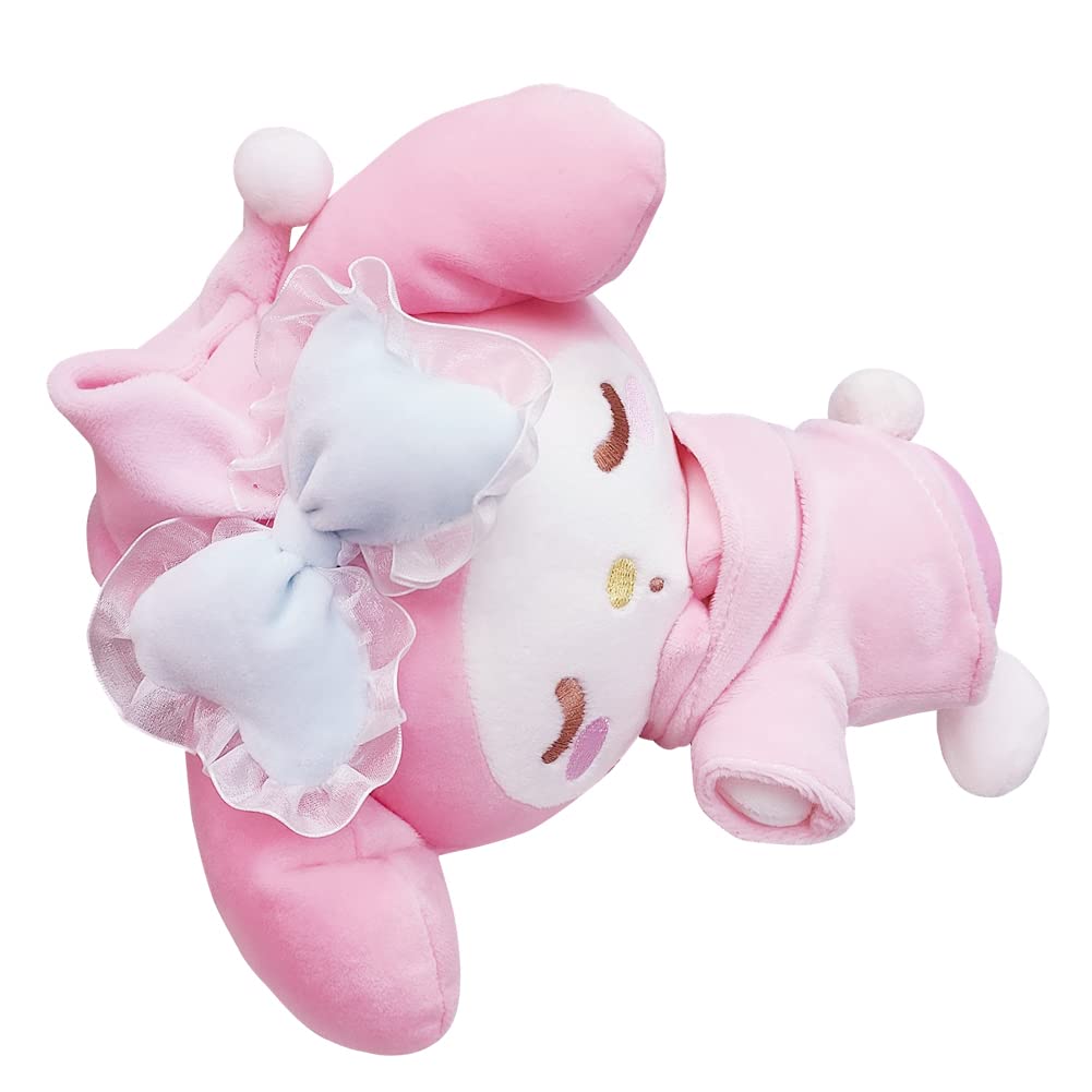 YUNTOY Vicdone Kuromi Soft Plush Toy, Stuffed Anime Cute Kuromi My Melody Cinnamoroll Plush, 20cm Cute Kawaii Plush Toy Holiday Birthday Gift for Boys and Girls Fans (Pink Melody)