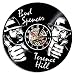 Produktbild YUN Clock Wanduhr aus Vinyl Schallplattenuhr Upcycling 3D (Bud Spencer Terence Hill) Design-Uhr Wand-Deko Vintage Familien Zimmer Dekoration Kunst Geschenk Ø: 30 cm (Lieferzeit: 3-5 Tage)