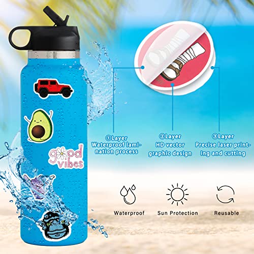Stickers 300 Pcs Funny Stickers For Adults Teens Kids Cool Colorful And Aesthetic Theme Waterproof Vinyl Stickers For Water Bottle Laptop Computer Phone Case Skateboard Scrapbook Bike Guitar Journals #TOP4