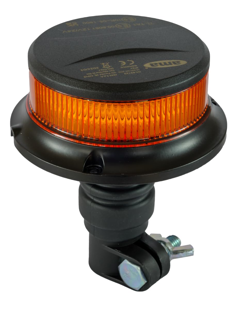 Lampeggiante LED 18 Ama Base Flessibile 12-24V IP67