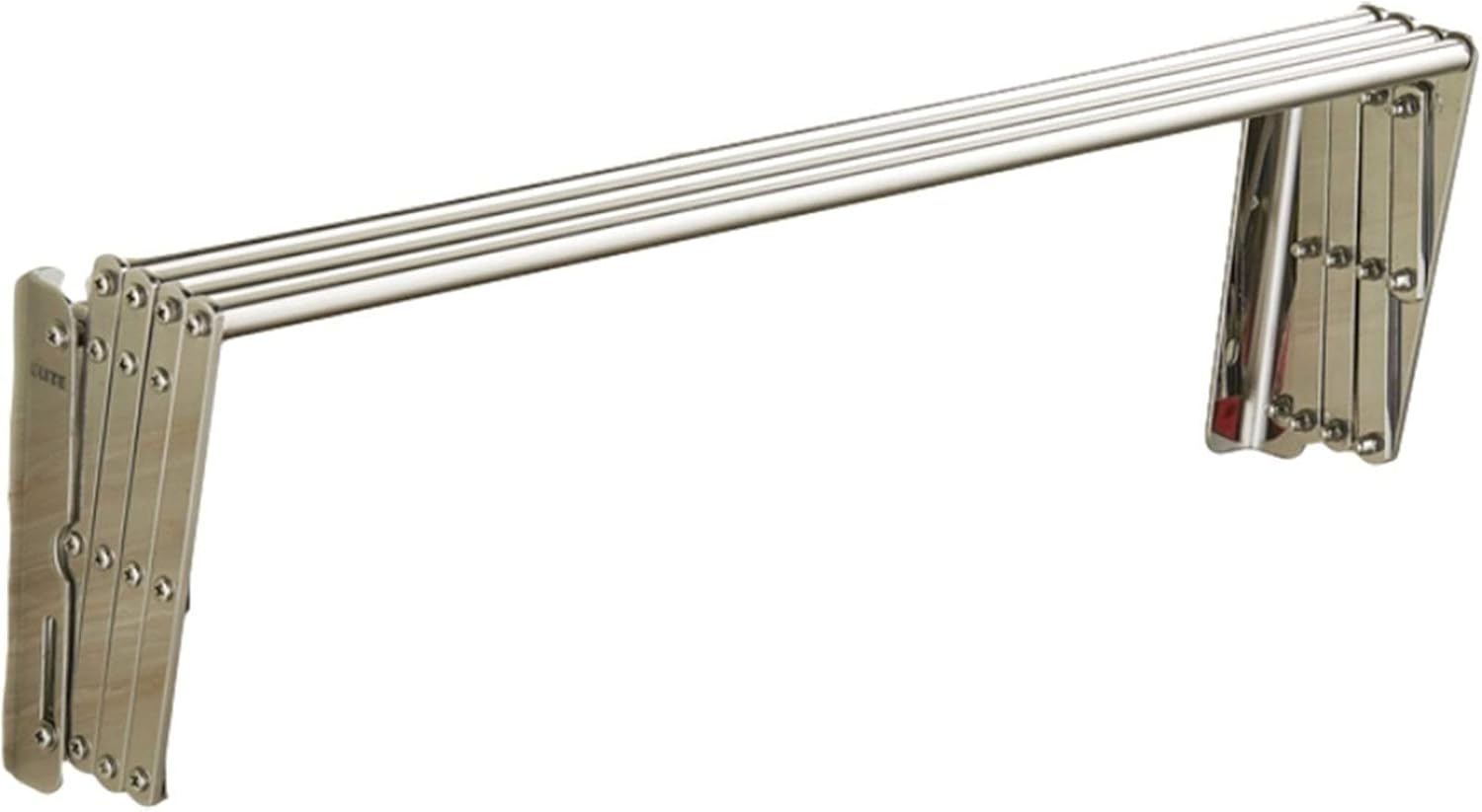 Clothes Airer Laundry Drying Rack Wall Mounted Great for Room Bathroom Utility Area Indoor/Outdoor Foldable and Towels Use in Or Garage Clotheshorse,304 Stainless Steel-75cm