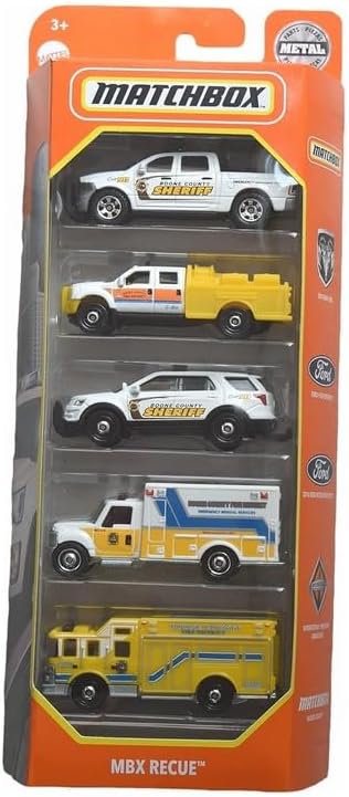 Matchbox MBX Rescue 5 Pack