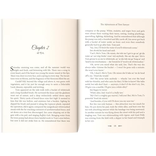 Image of The Adventures of Tom Sawyer | Children Classic Novel | Ideal for Reading | Unabridged (240 Pages) By Mark Twain