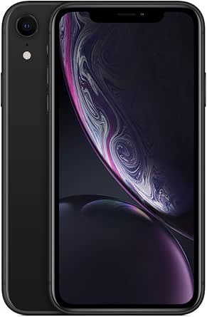 Apple iPhone XR (64GB) - Negro (incluye Earpods, adaptador de corriente)