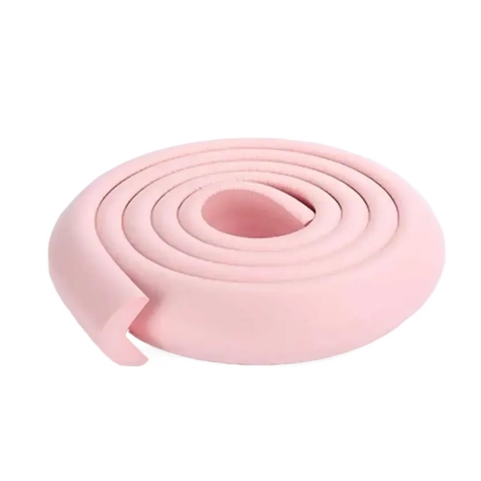 2M Safety Anti-collision Soft Table Edge L-shaped Protector Strip Child Bumper Strips Corner Protection(Pink)