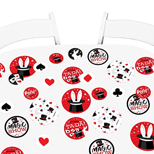 Big Dot of Happiness Ta-Da, Magic Show - Magical Birthday Party Giant Circle Confetti - Party Decorations - Large Confetti 27 Count Big Dot of Happiness Ta-Da, Magic Show - Magical Birthday Party Giant Circle Confetti - Party Decorations - Large Confetti 27 Count
